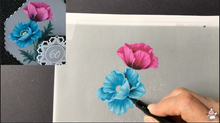 Load image into Gallery viewer, Tutorial Video 12: Coloring with Felt Tips on Poppies (No brush)