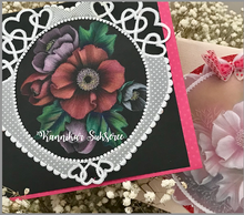 Load image into Gallery viewer, Tutorial Video 13: Coloring Flower Bouquet on Black Vellum (2 Techniques)