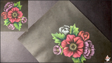 Load image into Gallery viewer, Tutorial Video 13: Coloring Flower Bouquet on Black Vellum (2 Techniques)