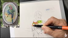 Load image into Gallery viewer, Tutorial Video 8: Coloring with Felt Tips (Lucy the Parrot)
